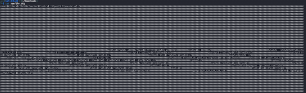 Contents of romfile.cfg showing switch configuration values